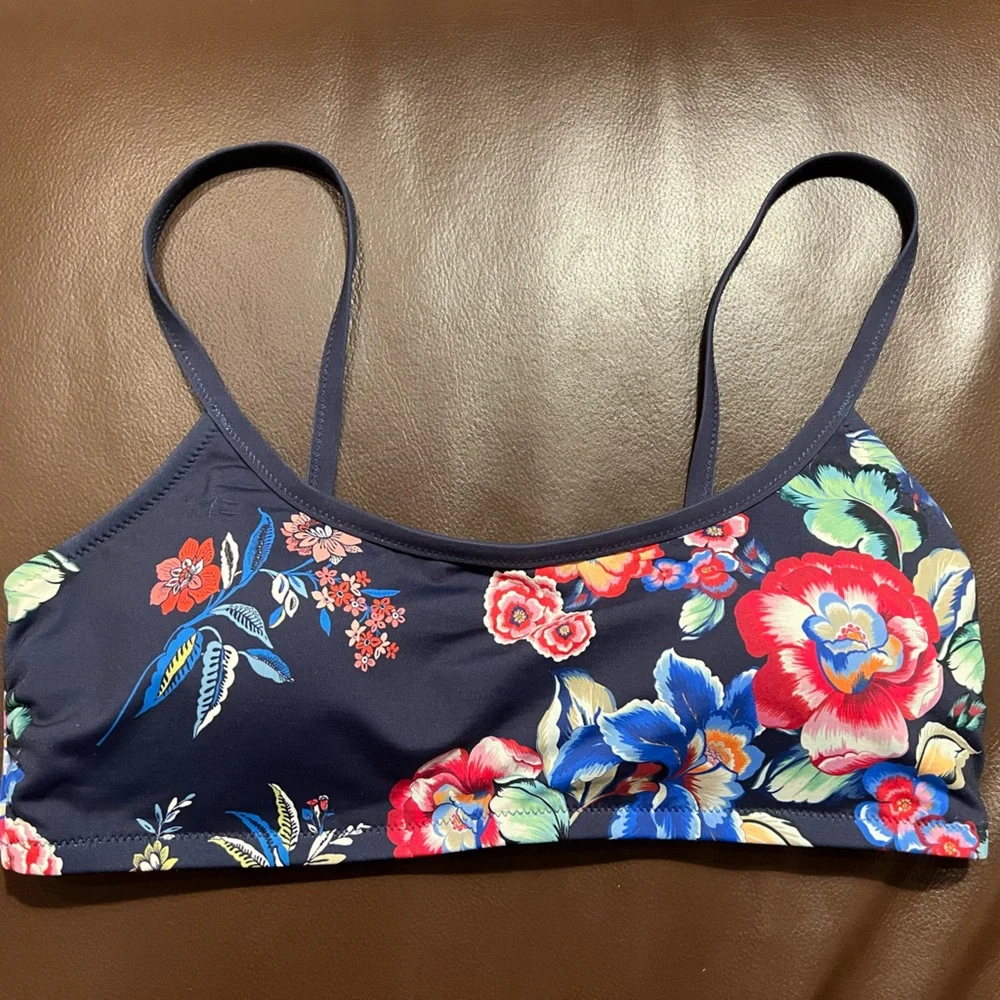 NEW without tags  JOHNNY WAS floral maya bandeau top in M - Picture 2 of 6